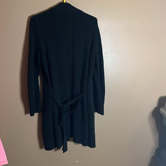 Long Vintage Cardigan Button And Belt Large - Picture 4 of 4